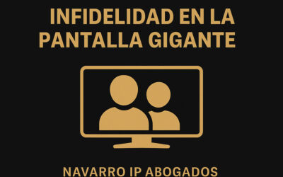 Infidelidad en la pantalla gigante